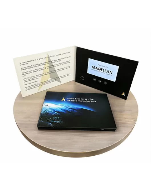 Magellan Soft and Hardback Video Brochures