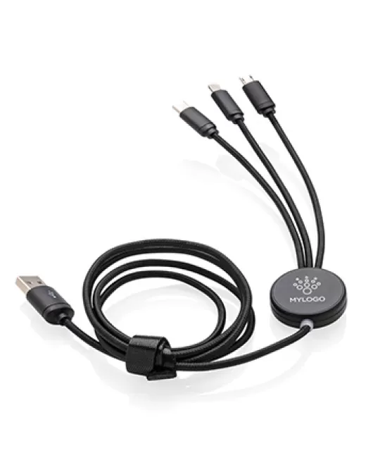 Light up logo 3-in-1 cable