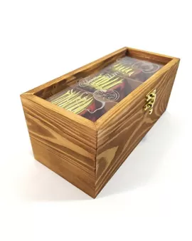 Custom, Eco-Friendly wooden square boxes with lids 